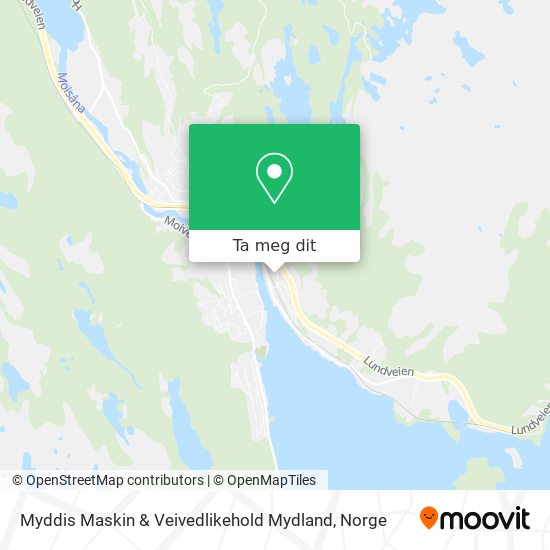 Myddis Maskin & Veivedlikehold Mydland kart