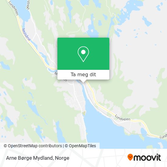Arne Børge Mydland kart