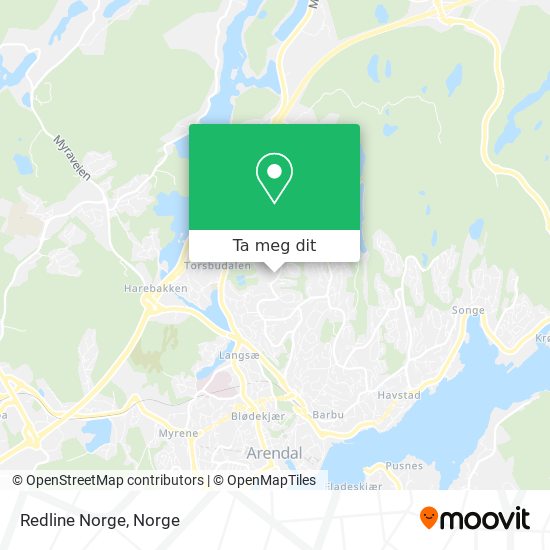 Redline Norge kart
