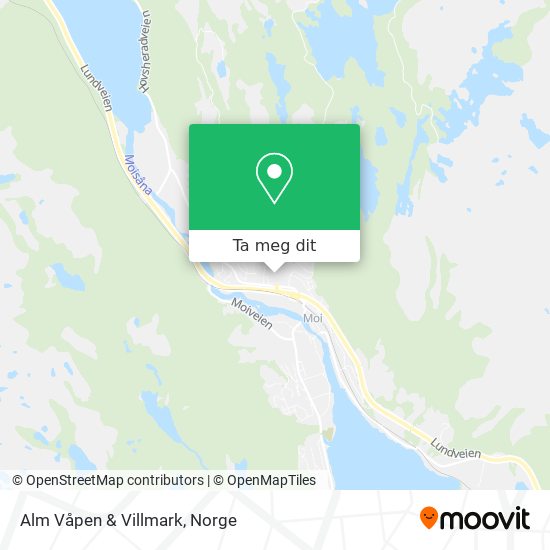 Alm Våpen & Villmark kart