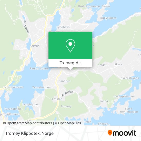 Tromøy Klippotek kart