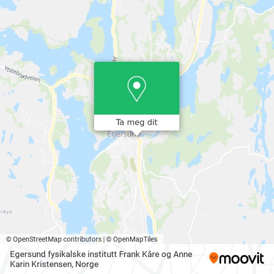 Egersund fysikalske institutt Frank Kåre og Anne Karin Kristensen kart