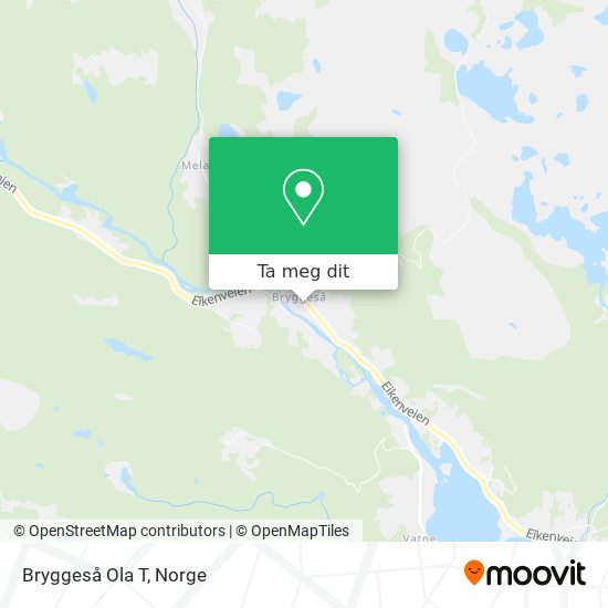 Bryggeså Ola T kart