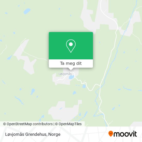 Løvjomås Grendehus kart