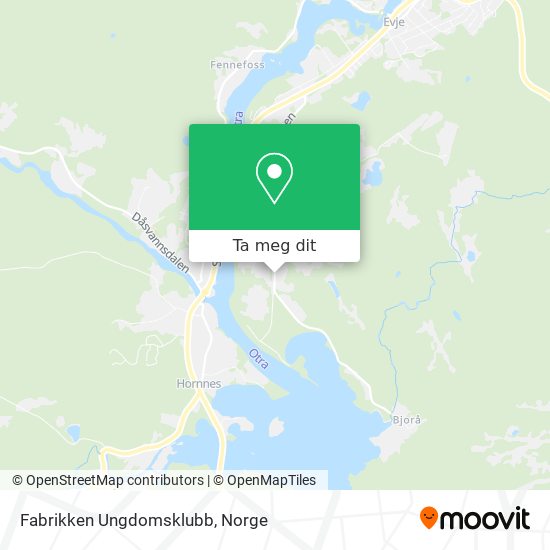 Fabrikken Ungdomsklubb kart