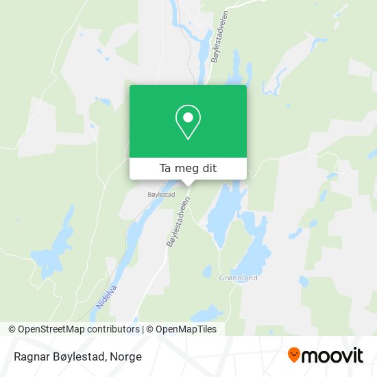 Ragnar Bøylestad kart
