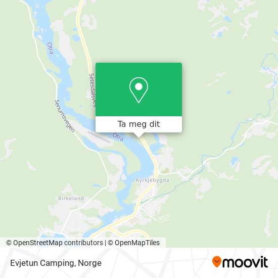 Evjetun Camping kart