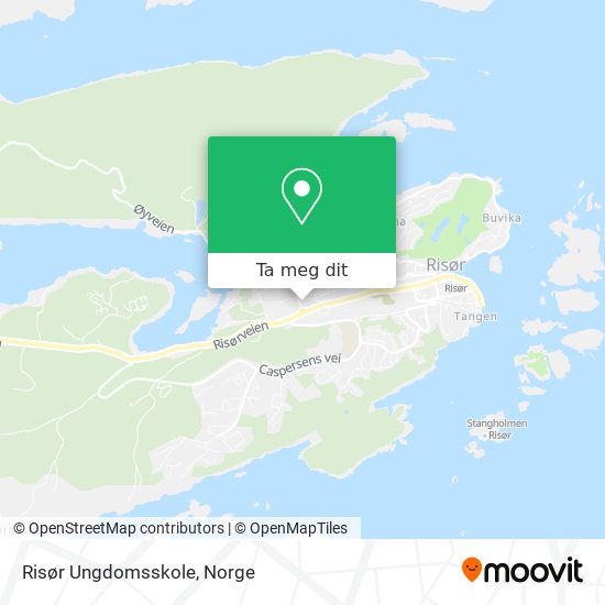 Risør Ungdomsskole kart