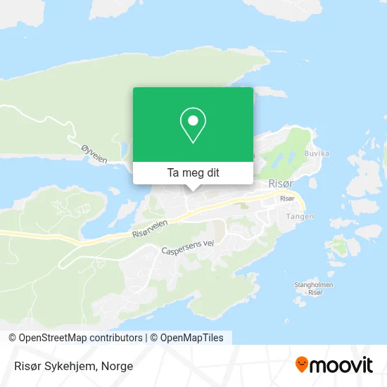 Risør Sykehjem kart