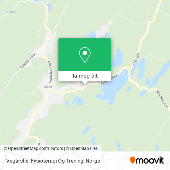 Vegårshei Fysioterapi Og Trening kart