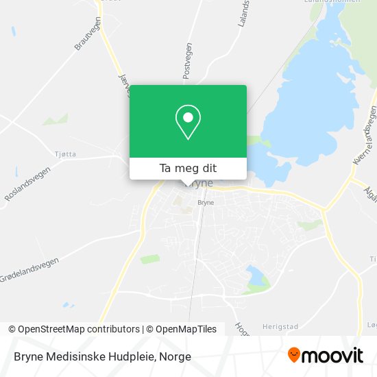 Bryne Medisinske Hudpleie kart