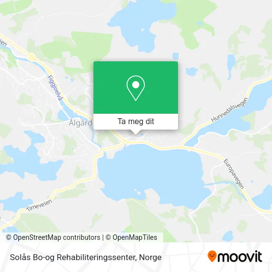 Solås Bo-og Rehabiliteringssenter kart