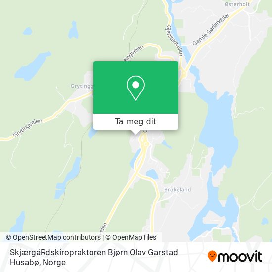 SkjærgåRdskiropraktoren Bjørn Olav Garstad Husabø kart