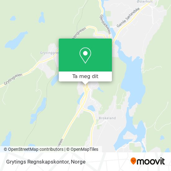 Grytings Regnskapskontor kart