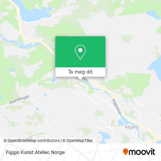 Figgjo Kunst Atelier kart