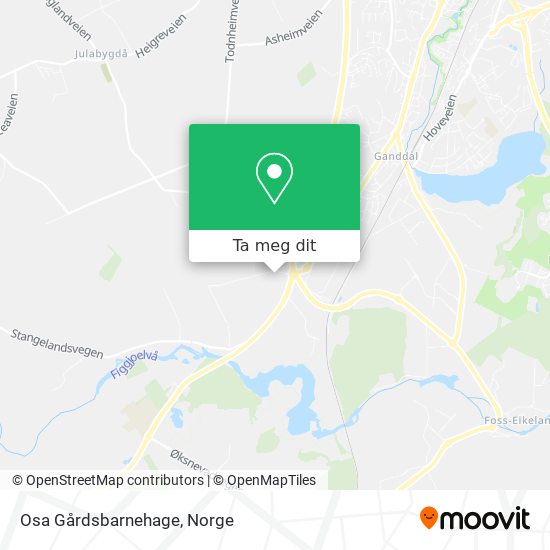 Osa Gårdsbarnehage kart