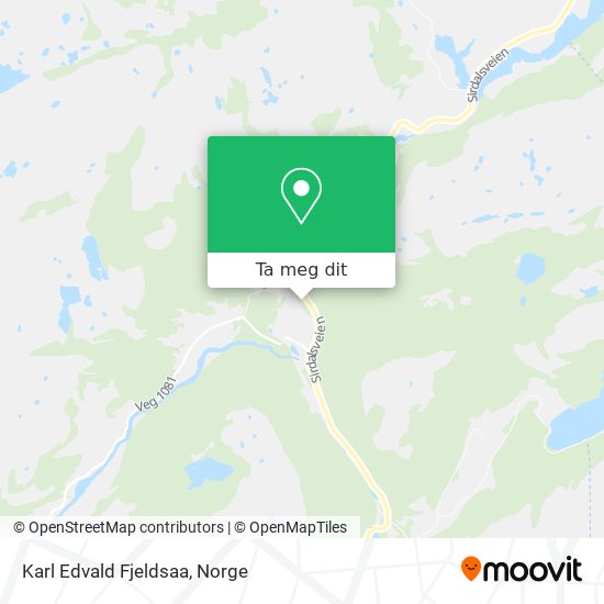 Karl Edvald Fjeldsaa kart