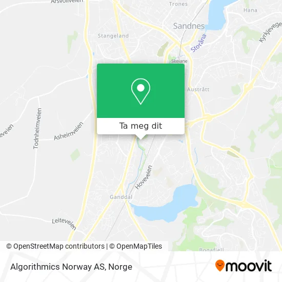 Algorithmics Norway AS kart