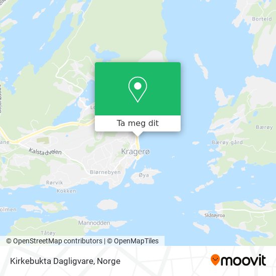 Kirkebukta Dagligvare kart