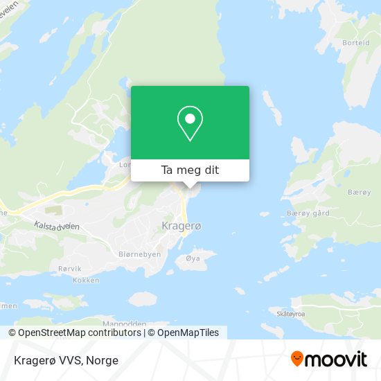 Kragerø VVS kart