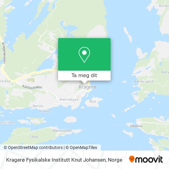 Kragerø Fysikalske Institutt Knut Johansen kart