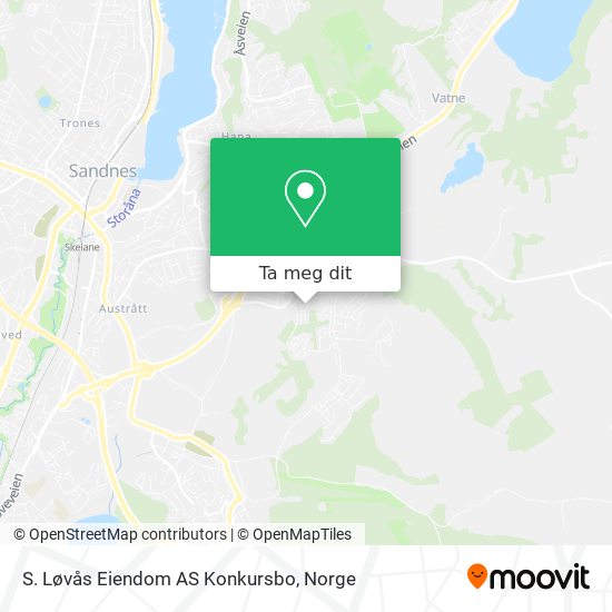S. Løvås Eiendom AS Konkursbo kart