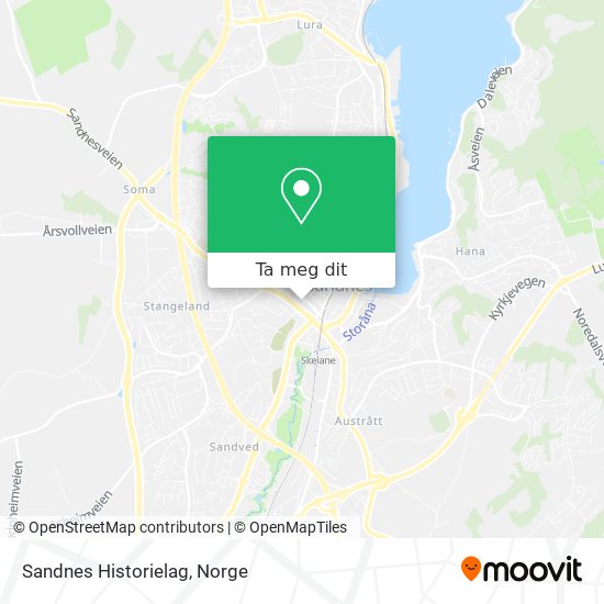 Sandnes Historielag kart