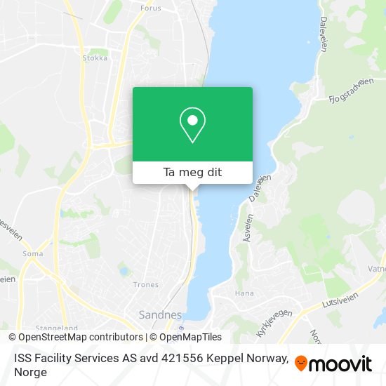 ISS Facility Services AS avd 421556 Keppel Norway kart