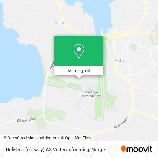Heli-One (norway) AS Velferdsforening kart
