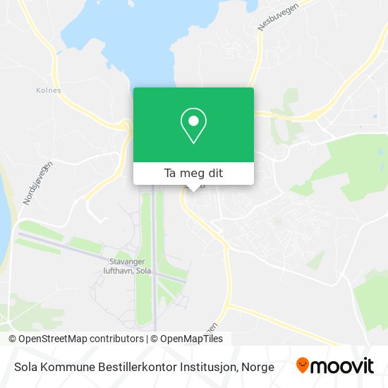 Sola Kommune Bestillerkontor Institusjon kart