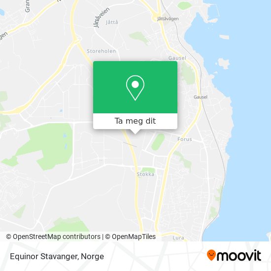 Equinor Stavanger kart