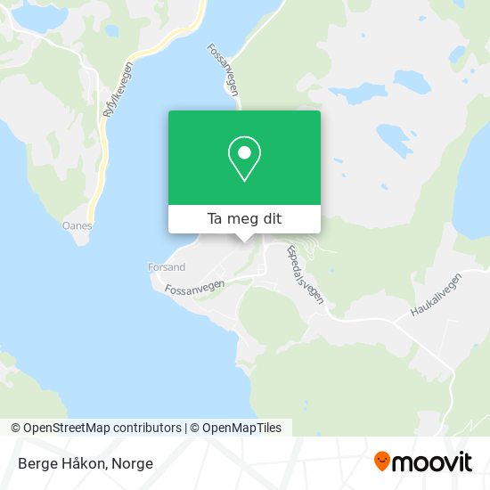 Berge Håkon kart