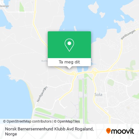 Norsk Bernersennenhund Klubb Avd Rogaland kart