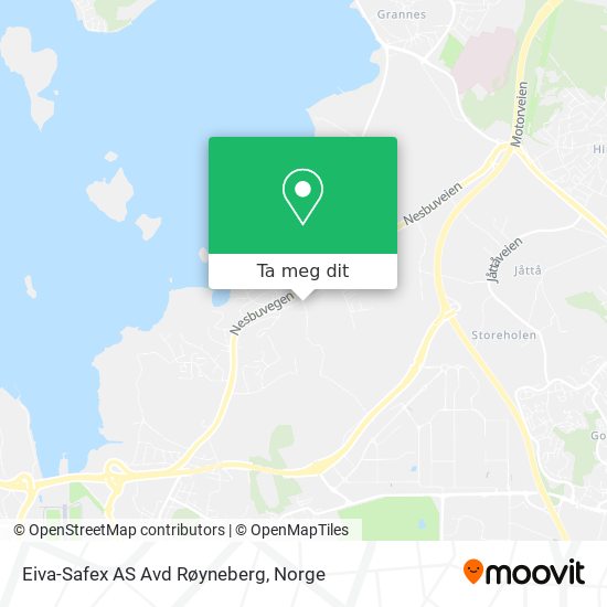 Eiva-Safex AS Avd Røyneberg kart