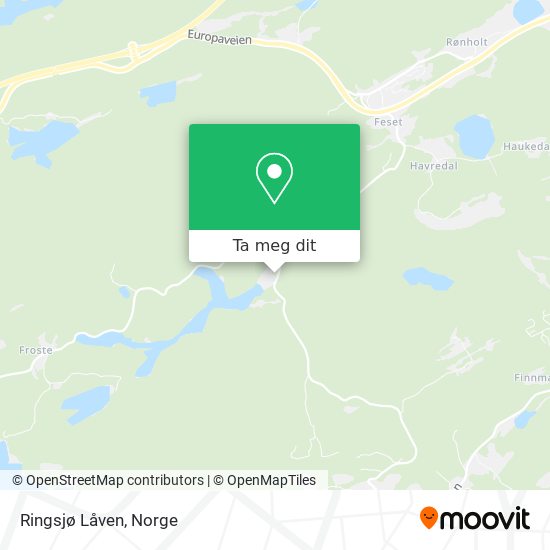 Ringsjø Låven kart