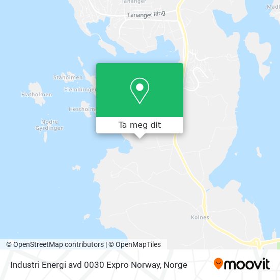 Industri Energi avd 0030 Expro Norway kart