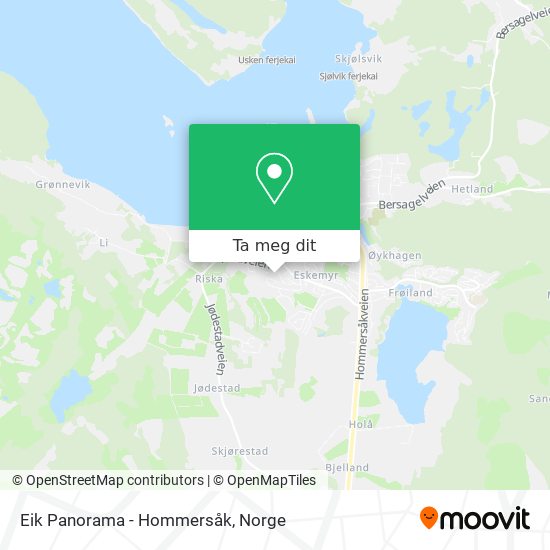 Eik Panorama - Hommersåk kart