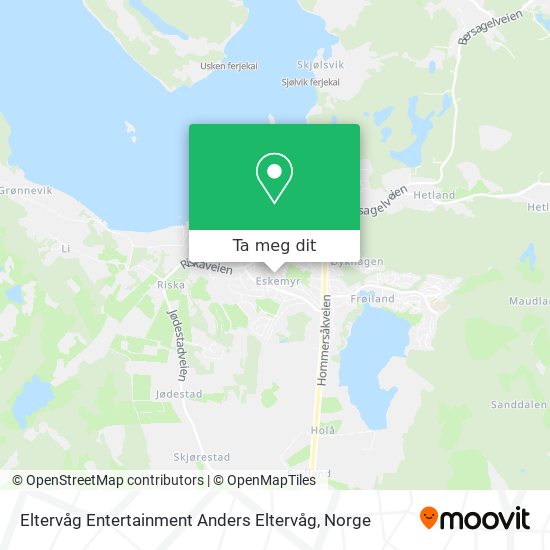 Eltervåg Entertainment Anders Eltervåg kart