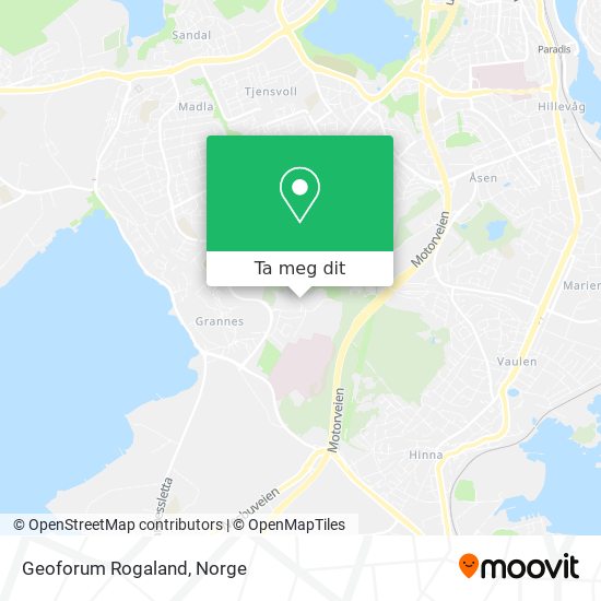 Geoforum Rogaland kart