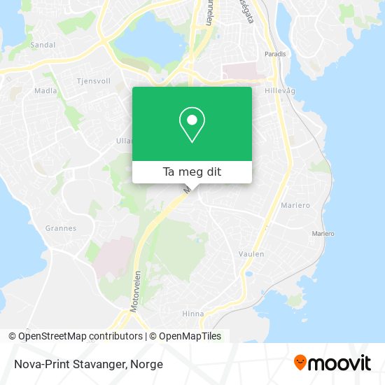 Nova-Print Stavanger kart