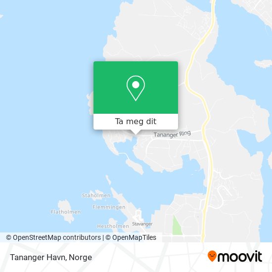 Tananger Havn kart