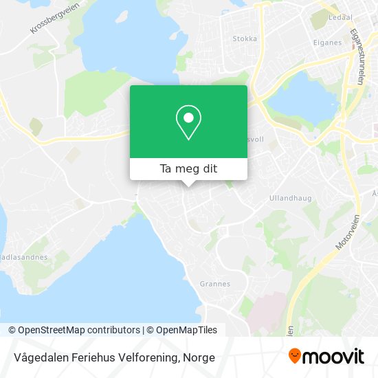 Vågedalen Feriehus Velforening kart