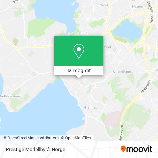 Prestige Modellbyrå kart