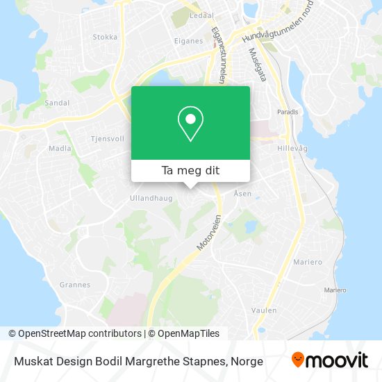 Muskat Design Bodil Margrethe Stapnes kart