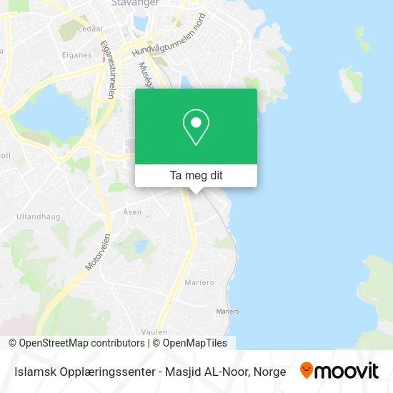 Islamsk Opplæringssenter - Masjid AL-Noor kart