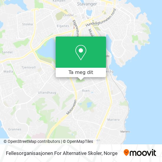 Fellesorganisasjonen For Alternative Skoler kart