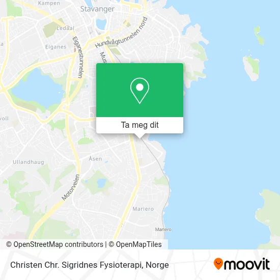 Christen Chr. Sigridnes Fysioterapi kart