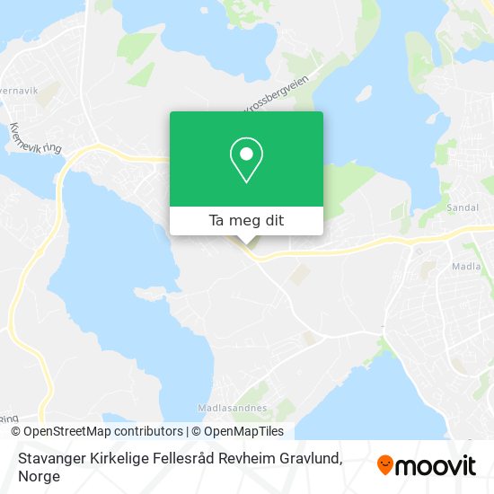 Stavanger Kirkelige Fellesråd Revheim Gravlund kart