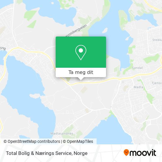 Total Bolig & Nærings Service kart