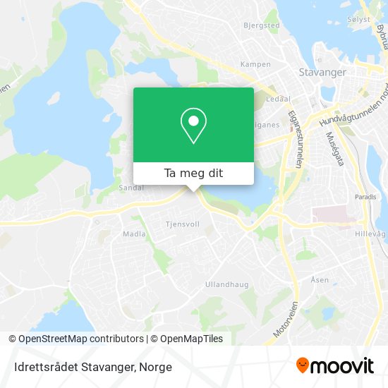 Idrettsrådet Stavanger kart